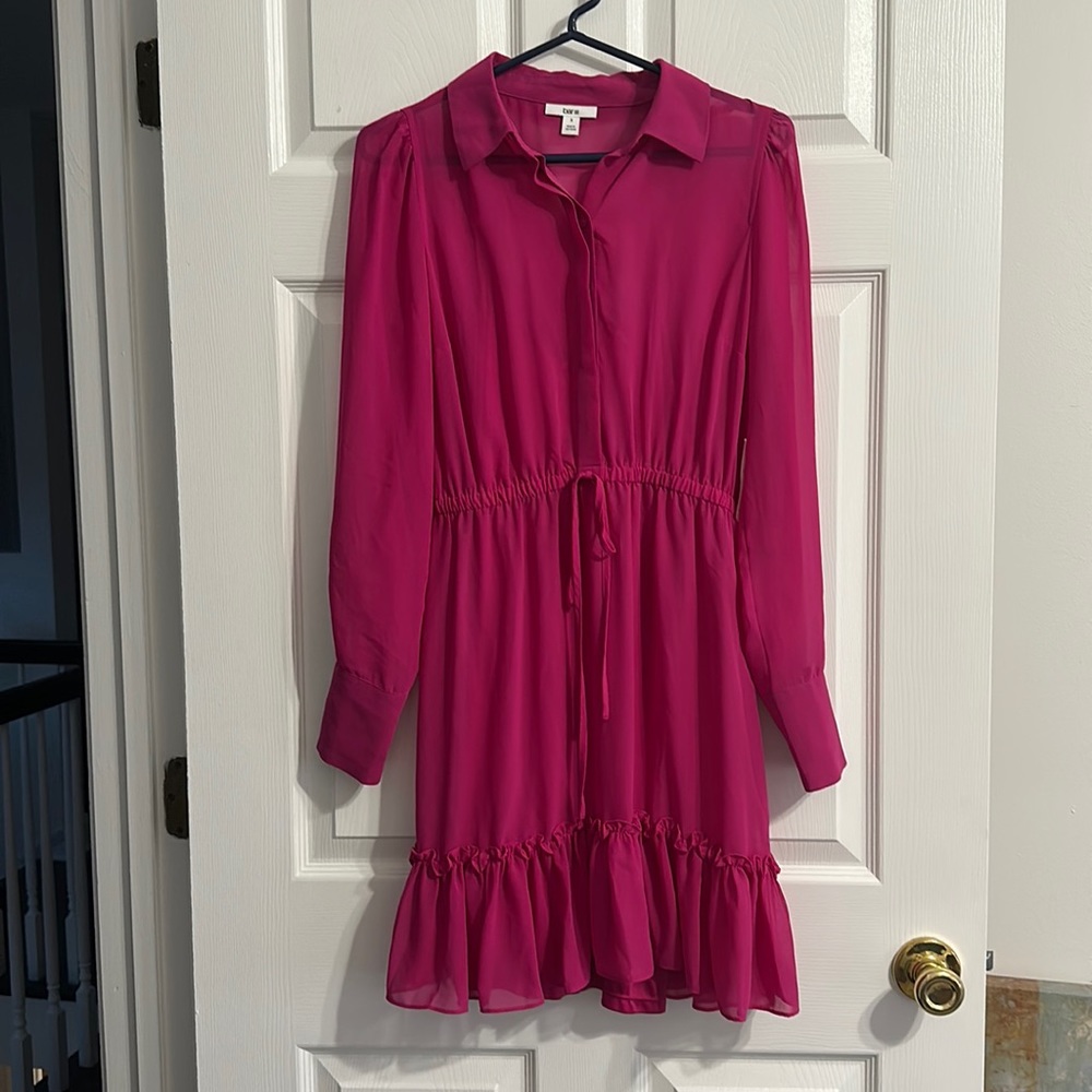 Bar III Wild Berry Pink Dress